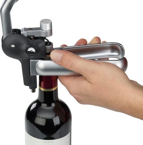 WMF Baric Lever Corkscrew Wine 19 x 11 x 15 cm, Corkscrew with Foil Cutter - Bild 5 von 5