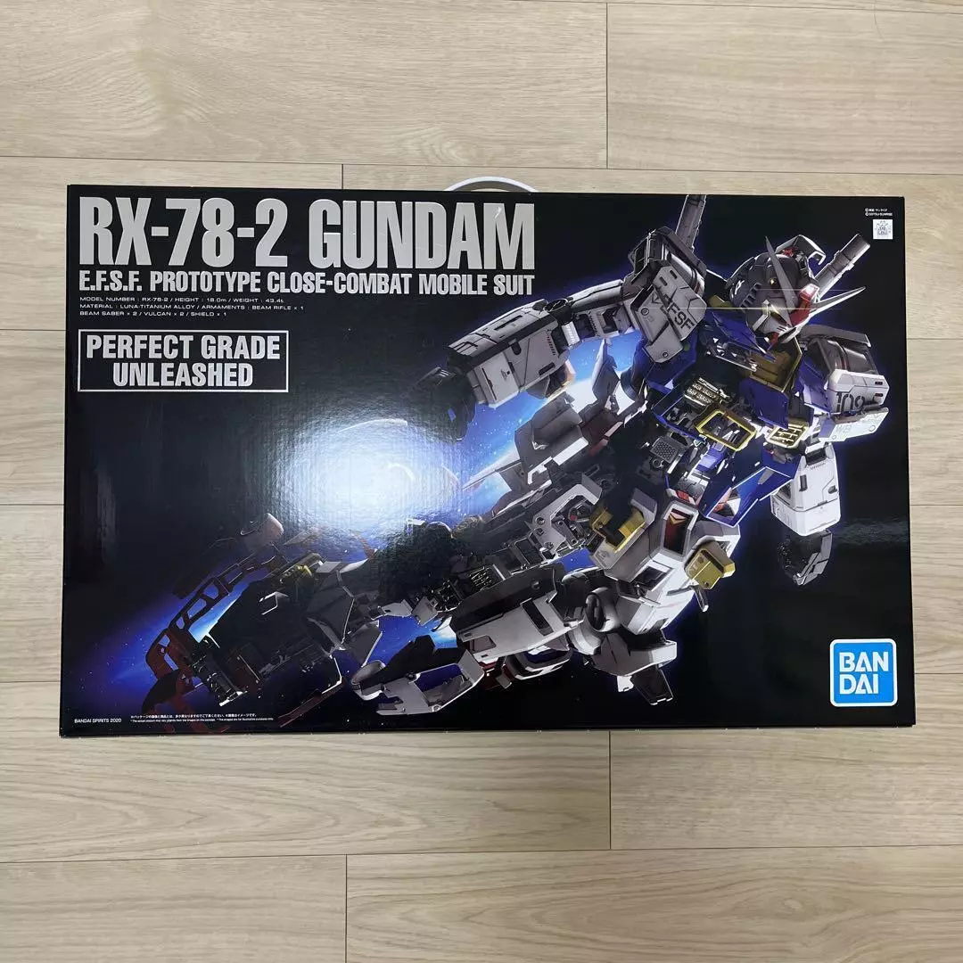 BANDAI PG Unleashed 1/60 Scale RX-78-2 Gundam Model Kit / Perfect