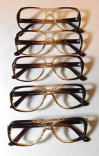 Vintage 5 Pc Lot ELITE OPTICAL Jim Timber 52/20 Eyeglass Frame New Old Stock A3