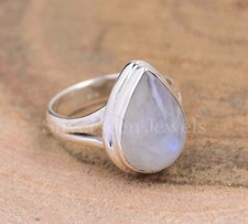 Moonstone Ring, 925 Sterling Silver Ring, Handmade Ring, Gift For Women