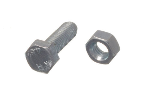 24 X Tuercas Hexagonales Juego Tornillo 4.8 Grado M8 25mm BZP Cincado Onestopdiy