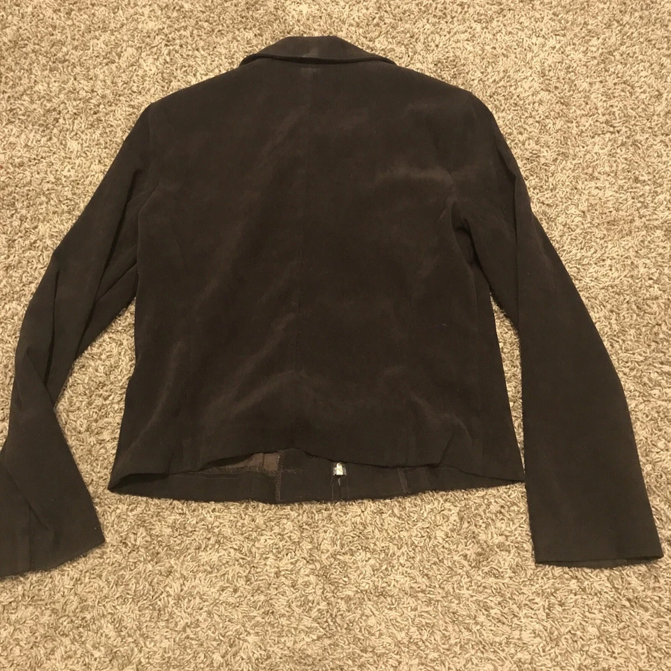 De colección E.F.I. Chaqueta Talla 11/12 Juniors Cremallera Completa Marrón Poliéster B16 Foto 4 de 4