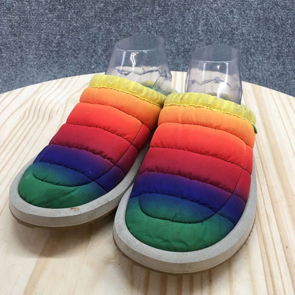 Sanuk Sandals Youth 6 Lil Puffer Low Slide Rainbow Slip On Comfort Low 1104065 - Image 3 of 4