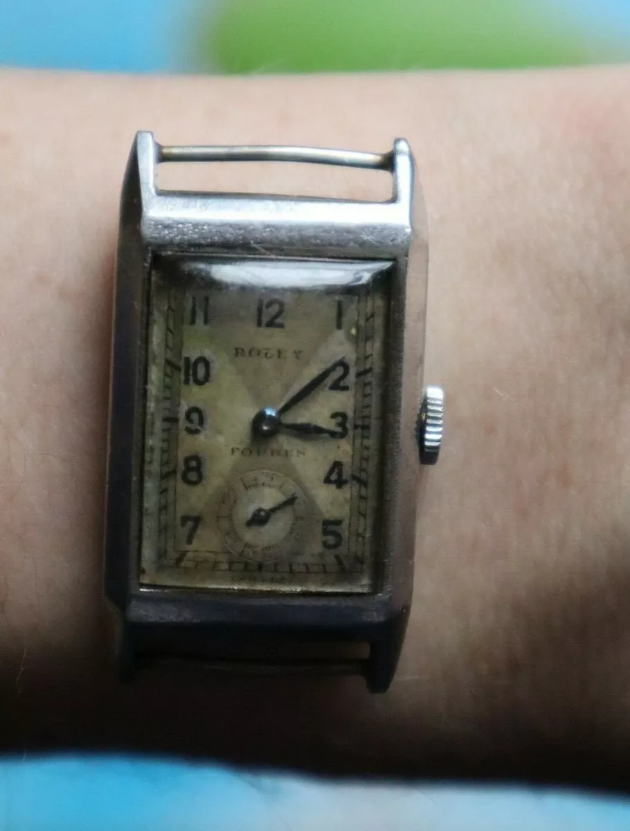 Rolex FORBES Prince Elegant 1933 Art Deco tank men wrist watch