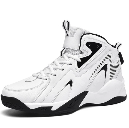 Herren High Top große Basketballschuhe rutschfestes verschleißfestes Turnschuhe- - Bild 27 von 27