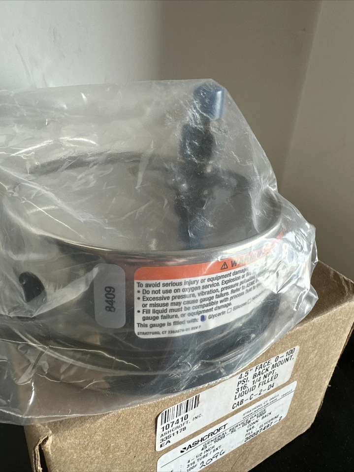 ASHCROFT 45 1009SL02B100# / 451009SL02B100 (BRAND NEW) - Image 4 of 4