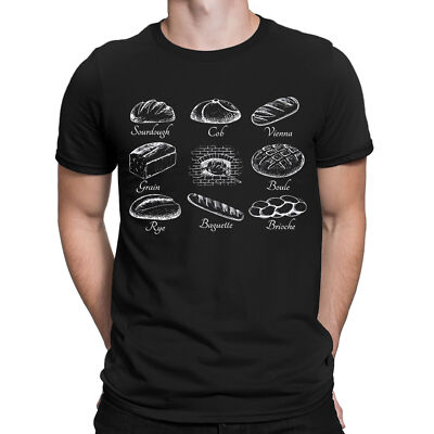 Brot Bäckerei Geschenk für Bäcker Sauerteig Herren Damen T-Shirts Tee Top #NED