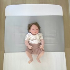 100 Mulberry silk cot semi sheet crib silk slip with mesh laundry bag 22 momme