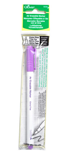 Clover Air Erasable Fabric Marker Extra Fine Purple 5030 - Picture 1 of 1