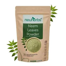 Neuherbs Neem Leaves Pure & Natural Powder 200g Free shipping world wide