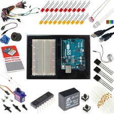 Arduino Uno Starter Kit - Includes Arduino Uno R3 Board, 190 Electronics Com...
