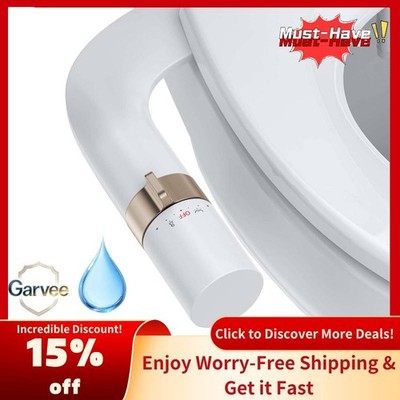 Low Profile Bidet Attachment Non-Electric Dual Spray, Cold Water, Rose Gold Dial