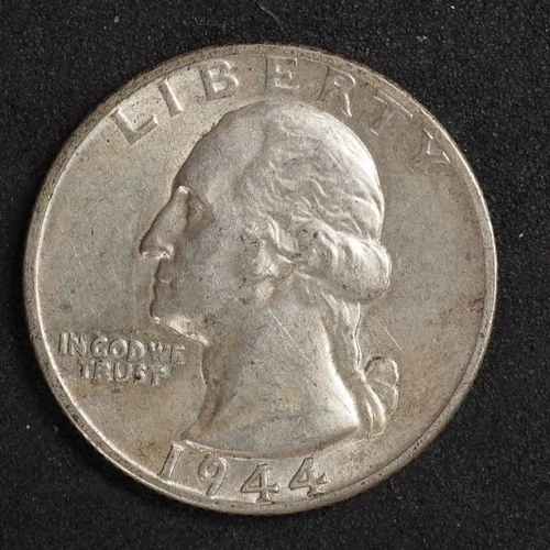 1944 *D*WASHINGTON SILVER QUARTER**FREE SHIPPING**C2867