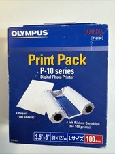 Olympus Print Pack P-10 Series Camedia P-L100 3.5 x5 100 Sheets Digital Photo