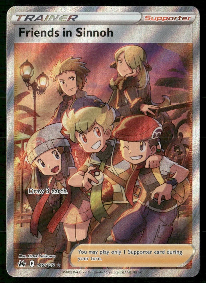 Friends in Sinnoh 149/159 Crown Zenith for sale | eBay