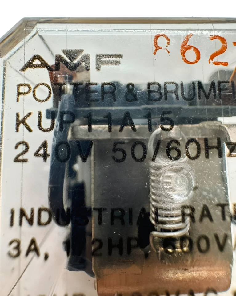 Potter & Brumfield KUP11A15 Relay, 240V, 50/60Hz, 30A 1/2HP 600VAC,  1/3HP 120VA - Image 3 of 4