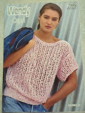 Knitting Pattern Ladies Lacy's Top Jumper  Capri 30 To 40 In