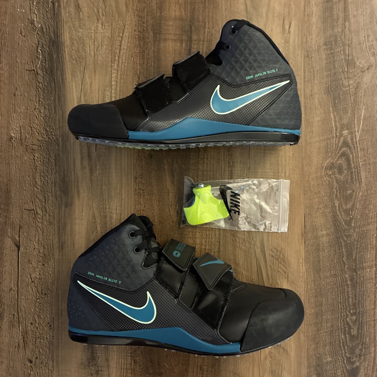 Nike Zoom Javelin Elite 3 Men Size 11 Black Electric Algae  display picture 1