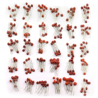 300pcs Ceramic Capacitors Assorted Kit 2pF-0.1uF 30 Values Electronic Component