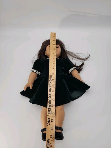 1990er Pleasant Co American Girl Molly McIntire 18" Puppe im Weihnachtskleid - Bild 3 von 8