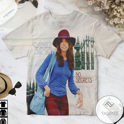 Carly Simon No Secrets Album Cover AOP 3D T-Shirt
