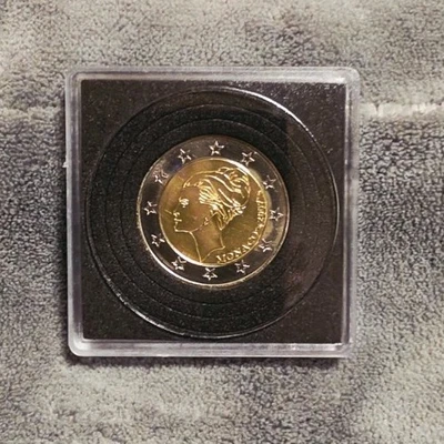 Monaco 2007 – Probe zur 2-Euro Münze Grace Kelly - Essay - Bild 1 von 2