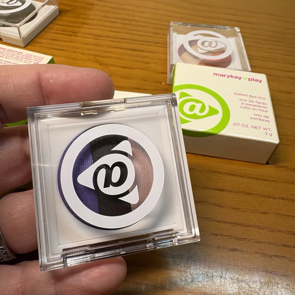 Mary Kay At Play Baked Trio Eyeshadow 3 Unused NOS  - Image 4 of 4