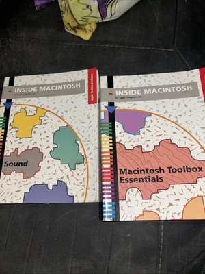 Inside Macintosh - More Macintosh Sound & Toolbox Essentials- Apple Book Lot 2