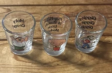 2004 FOX FAMILY GUY SET OF 3 SHOTGLASS