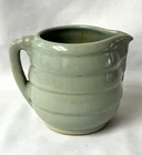 Very Rare 1934-1938 Frankoma Pottery Cat Logo Ring Ware Pitcher Creamer Ringware