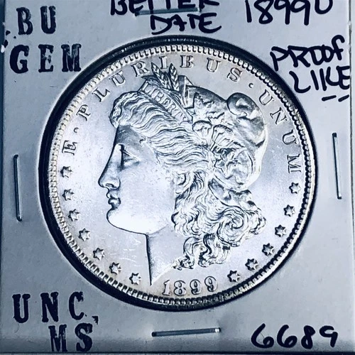 1899 O BU GEM MORGAN SILVER DOLLAR UNC MS+++ U.S. MINT RARE COIN 6689