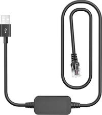 Radar Detector Cable, USB to RJ11 Plug Detectors Power Cord, RJ11-3.3FT 