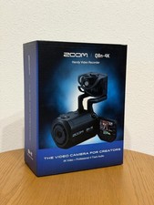 Zoom Q8n-4K Handy Video Recorder Web Camera 4K Black Compact Size New