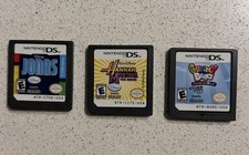 Lot Of 3 DS Games: Gummy Bears Minigolf / Disney Jonas / Hannah Montana Movie