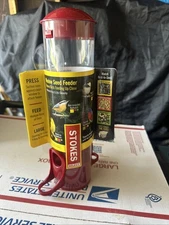 Stokes Select Window Hummingbird Seed Red 0.7 lbs Feeder with Easy Refill Top