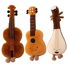 Plush Toy Soft Pipa Guitar Violin Doll Cute Cuddly Plush Toys For Kids Elegance