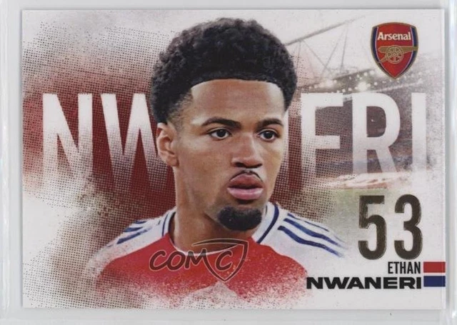 2024-25 Futera Club FX Arsenal FC Landscape Ethan Nwaneri #AFXL12