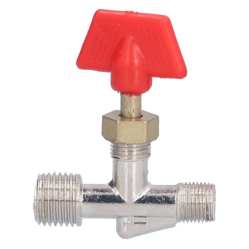 5Pcs Needle Valve Thread Straight Through Water Pipe Air Hose Adjustment ♫ - Picture 2 of 12