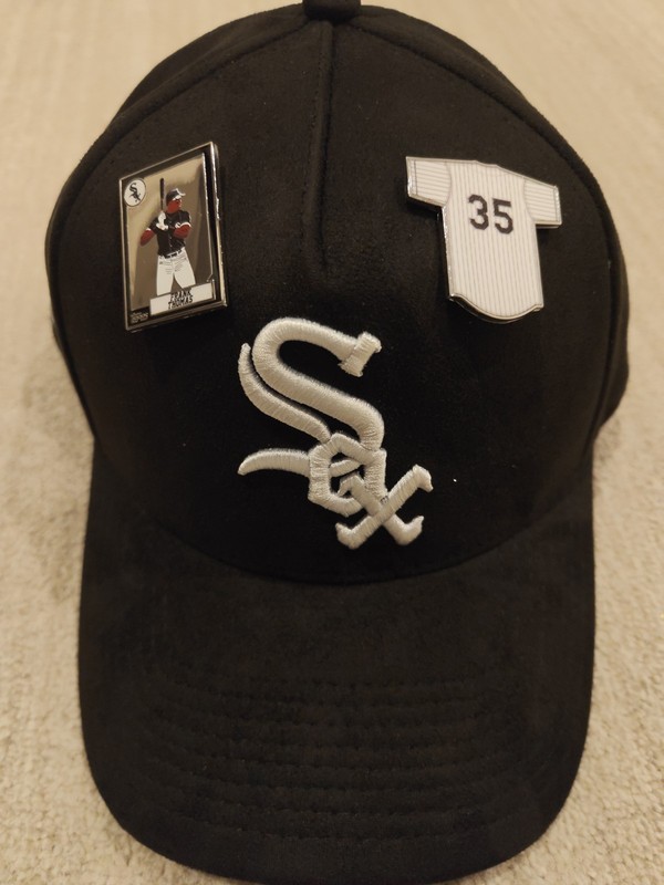 2025 Topps Player Chase 2 Lids x Mitchell x Ness Frank Thomas Hat Pinnit Version