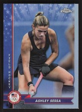 2024 Topps Chrome Olympics #57 Ashley Sessa Refractor Field Hockey USA