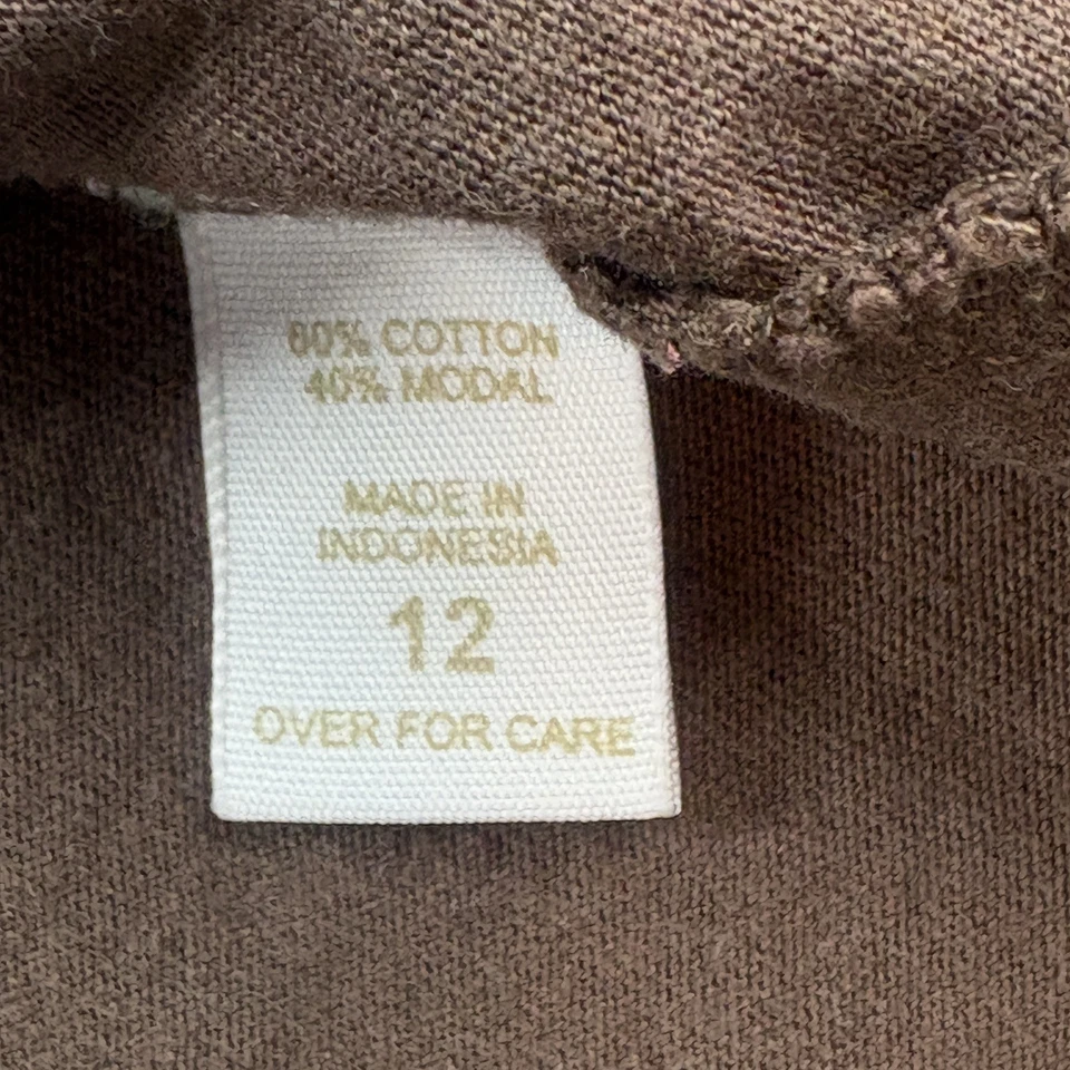 Top Babydoll Vintage Años 2000 Y2K Limited Too Niñas 12 Marrón Rosa Lunares Kawaii Foto 3 de 4