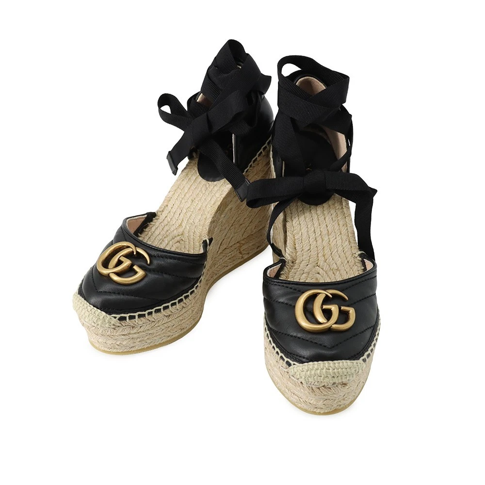Gucci Leather Upper Lace Up Sandals for Women for sale | eBay