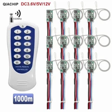 433MHz Wireless RF Remote Control Module Switch Receiver 433.92MHz Transmitter