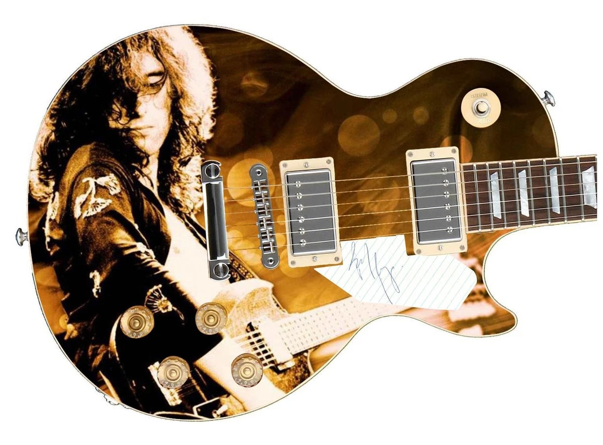 Jimmy Page & Robert Plant (RARE直筆サイン入り) Jimmy Page & Robert