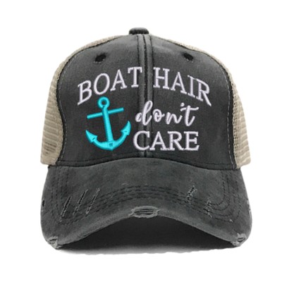 boat hair hat