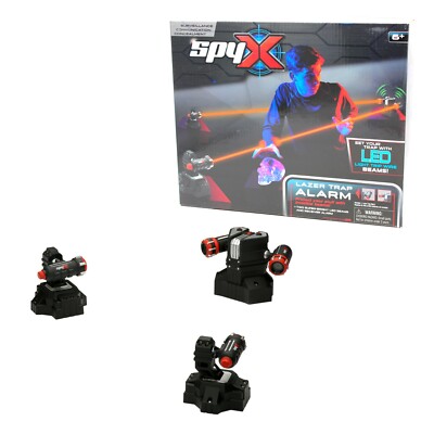 SpyX Lazer Trap Alarm -Best Spy Toy -Invisible LED Beam Barrier + Alarm Spy Toy 