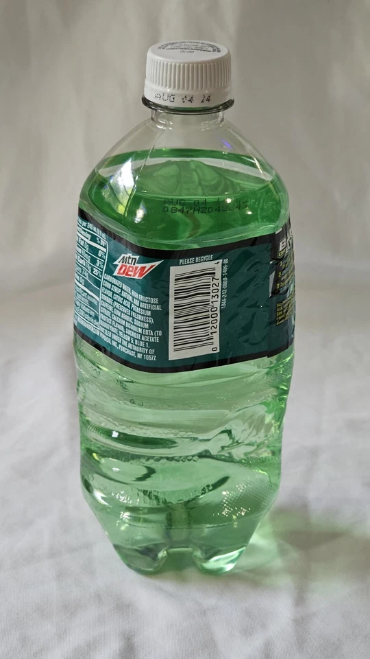 Mountain Dew Baja Blast 2014 botella de 20 oz - rara, sin abrir, ¡única en su tipo! Foto 4 de 4