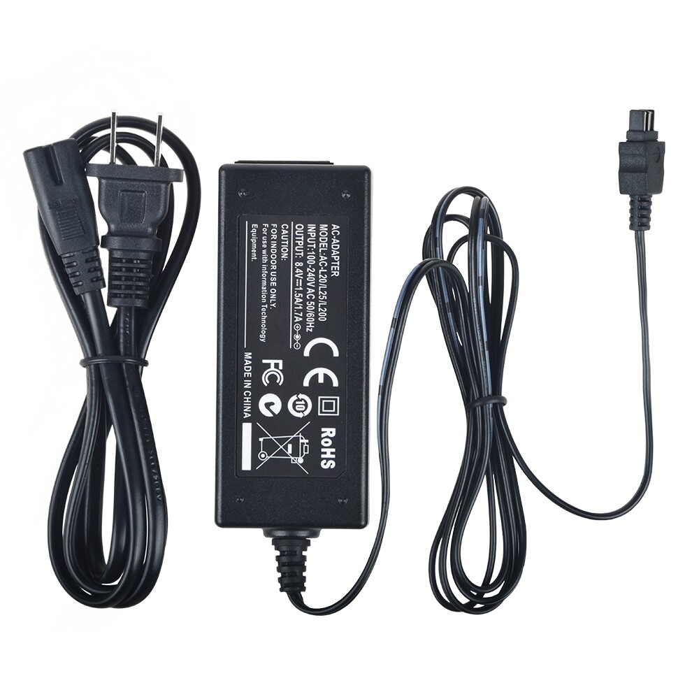 AC Adapter Charger for Sony HandyCam Camcorder DCR-HC28 Power Cord