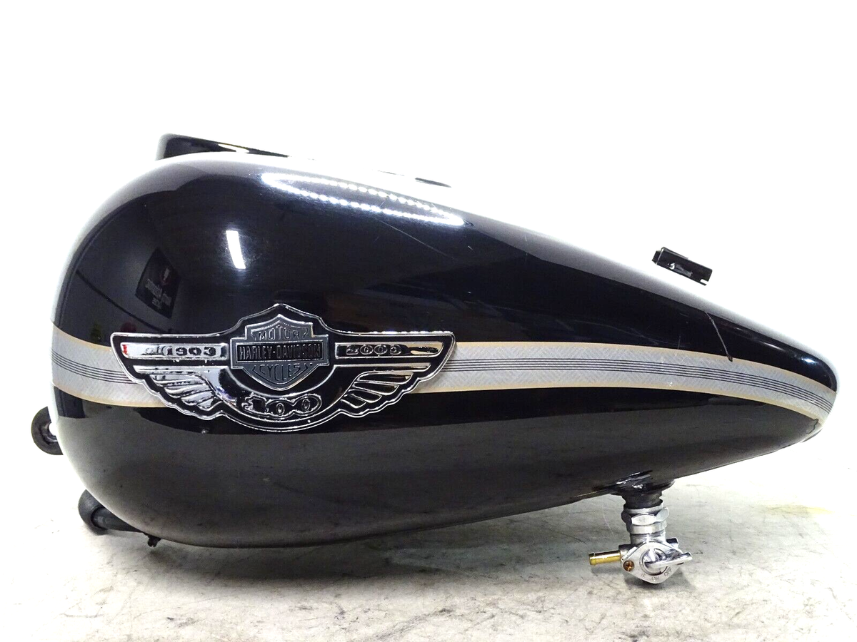 2003 Harley Electra Glide Gas Tank Vivid Black Anniversary | eBay
