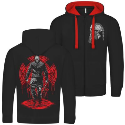 Herren Kapuzenjacke Viking see you in Walhalla Wikinger heiden